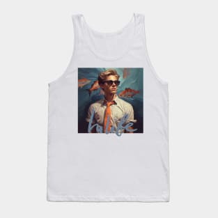 Cool guy fish man Tank Top